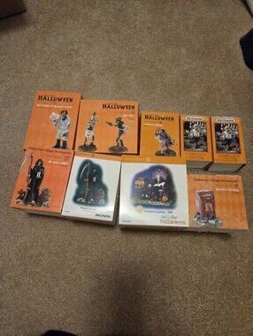 Department 56 Lot of 9 Halloween Village BRAND NEW